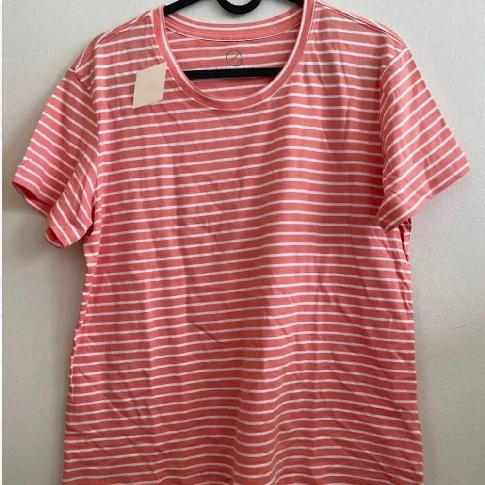 ECOTHREADS 100% ORGANIC COTTON 2 SHORT SLEEVE TEES Small New With Tag
